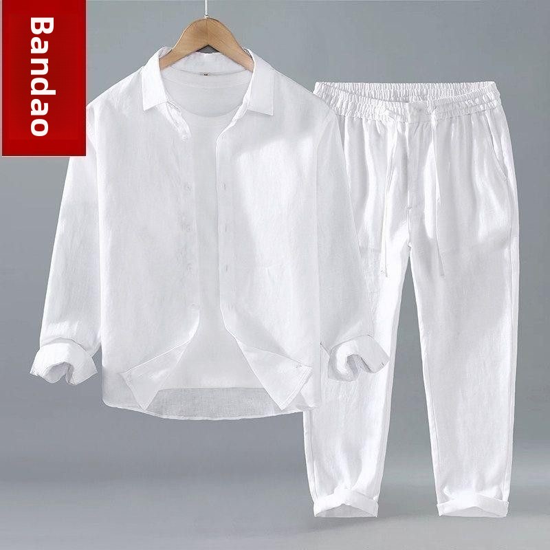 Loose Linen Short Sleeve T-Shi - огляд і ціна Linen Shirt Breathable