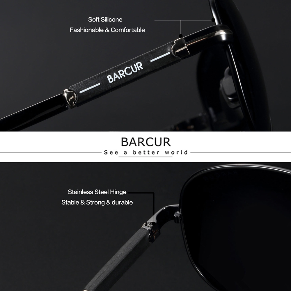 BARCUR Polarized Mens Sunglass - огляд і ціна Sunglasses Aviator Polarized